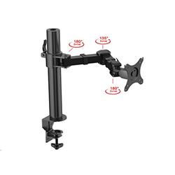 iCAN DLB111 17" - 30" Single Monitor Ergonomic Swivel Arm, VESA 75 mm X 75 mm, 100 mm X 100 mm, Max Load 10 Kg.(Open Box)