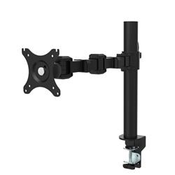 iCAN DLB111 17" - 30" Single Monitor Ergonomic Swivel Arm, VESA 75 mm X 75 mm, 100 mm X 100 mm, Max Load 10 Kg.(Open Box)