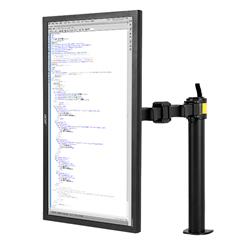 iCAN DLB111 17" - 30" Single Monitor Ergonomic Swivel Arm, VESA 75 mm X 75 mm, 100 mm X 100 mm, Max Load 10 Kg.(Open Box)