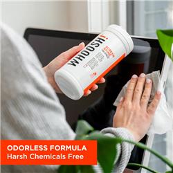 WHOOSH! Screen Shine 70 Wipes Canister (W! Cleaning Cloth Included)