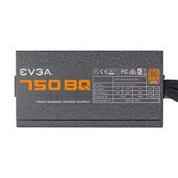 EVGA 750 BQ 750W 80Plus Bronze Certified Power Supply (110-BQ-0750-V1)