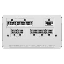 CORSAIR RM850e Bloc d'alimentation 850 W Platinum ATX, Blanc