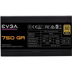 EVGA SuperNOVA 750 GA, 80 Plus Gold 750W, Fully Modular Power Supply