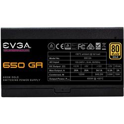 EVGA SuperNOVA 650 GA, 80 Plus Gold 650W, Fully Modular Power Supply(Open Box)