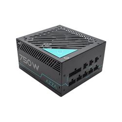 AZZA PSAZ-750G 750W ATX 80 PLUS GOLD Certified Modular Power Supply Rear button controled smart fan mode - Intel ATX12V - Singl