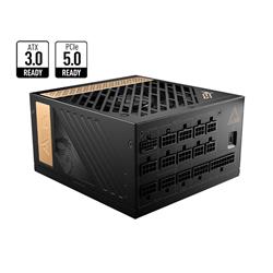 MSI MEG Ai1000P PCIE 5.0, 80+ PLATINUM Full Modular Gaming PSU, 12VHPWR Cable, 4080 4090 ATX 3.0 Compatible, 1000W Power Supply