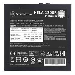 SilverStone HELA 1200R Platinum 1200W ATX 3.0 & PCIe 5.0 Fully Modular