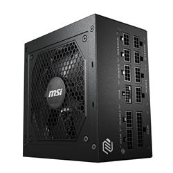 MSI MAG A850GL PCIE 5, 850W 80 PLUS Gold Certified Gaming ATX 3.0 Power Supply, Fully-Modular, Flat Black Cables, 10 Year Warra