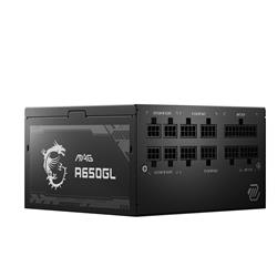 MSI MAG A650GL 650W ATX 80 PLUS Gold Certified Power Supply, Fully-Modular, Flat Black Cables, 10 Year Warranty