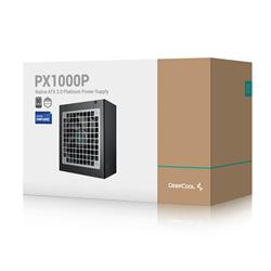 DeepCool PX1000P ATX3.0 80 PLUS Platinum Fully Modular 1000W Power Supply, 120mm FDB Fan with Silent Fanless Mode, 160mm Compac