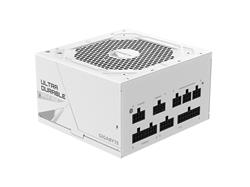 GIGABYTE GP-UD850GM PG5W PCIE 5 ATX 3.0 Fully Module Gaming Power Supply, White - 80 Plus Gold Certified 850W - Japanese Capaci