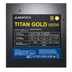 Montech TITAN GOLD Full Modular Power Supply, 850W