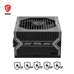 MSI MAG A750BN PCIE5, 750W ATX 80+ Bronze Certified, Non-Modular, Black Cables, 5 Year Warranty