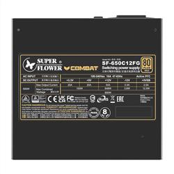 Super Flower Combat FG 650W ATX 3.1 Gold Power Supply