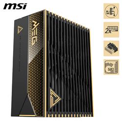 Alimentation modulaire complète MSI MEG Ai1600T PCIE5, 80+ TITANIUM 1600 W, câble 12 V-2 x 6, compatible ATX 3.1 et PCIE 5.1