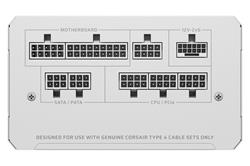 CORSAIR RMe Series RM1000e White Fully Modular Cybenetics Gold ATX 3.1 Power Supply