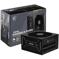 MSI MAG A1000GLS PCIE5, Fully Modular Compact,80+ Gold,garantie 10 ans