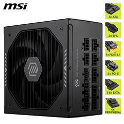 MSI MAG A1000GLS PCIE5, Fully Modular Compact,80+ Gold,garantie 10 ans