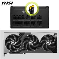 MSI MAG A1000GLS PCIE5, Fully Modular Compact,80+ Gold,garantie 10 ans