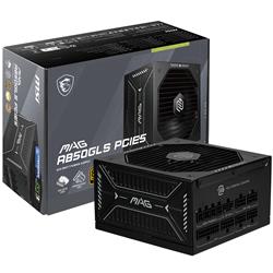 MSI MAG A850GLS PCIE5, Fully Modular Compact ,80+ Gold,garantie 10 ans