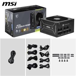 MSI MAG A750GLS PCIE5, 80+ GOLD Full Modular Gaming PSU