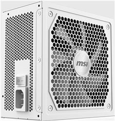 MSI 1000W 80 PLUS Gold Certified ATX Power Supply, White