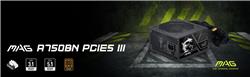 MSI 750W Bronze ATX Power Supply, Black