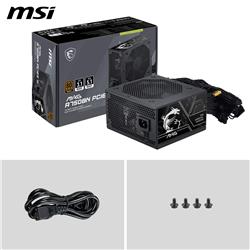 MSI 750W Bronze ATX Power Supply, Black