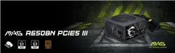 MSI 650W Bronze ATX Power Supply, Black