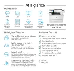 HP LASERJET ENTERPRISE MFP M430F PRINTER