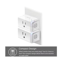 TP-Link (HS103P4) Kasa Smart Wi-Fi Plug Lite, lot de 4