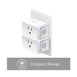 TP-Link (HS103P2) Kasa Smart Wi-Fi Plug Lite, 2-Pack