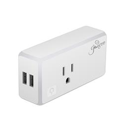 JINVOO 1 Pack Wifi Smart Plug With 2 USB | Alexa/Google Voice Control