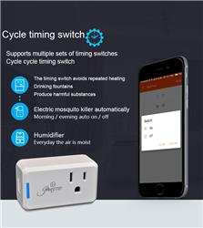 JINVOO Wi-Fi Smart Plug, Multiple Smart Functions(Open Box)