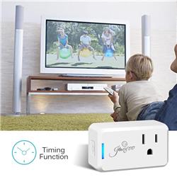 JINVOO Wi-Fi Smart Plug, Multiple Smart Functions(Open Box)