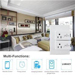 JINVOO Wi-Fi Smart Plug, Multiple Smart Functions(Open Box)