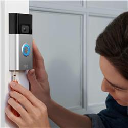 Ring Video Doorbell Wireless (2nd Gen) - Satin Nickel(Open Box)