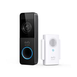 Eufy Smart Video Doorbell Camera, Wire-free,1080p - Black(Open Box)