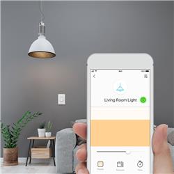 TP-LINK  (HS220) Kasa Smart Wi-Fi Light Switch, Single Pole Dimmer, Smart Dimming. Fade In and Out, Voice Control by Alexa, ...