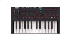 AKAI MPK Mini IV USB-C Compact MIDI Controller, Black