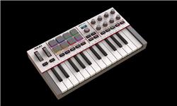 AKAI MPK Mini IV USB-C Compact MIDI Controller, White