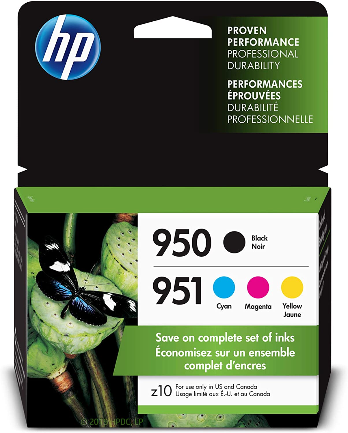 HP 4PK 951 CMY/950 BLACK INK CARTRIDGE COMBO