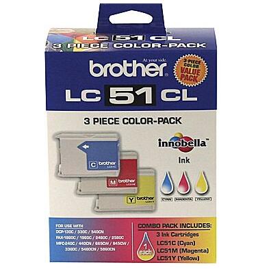 BROTHER LC-51 Tri-Color Ink Cartridge