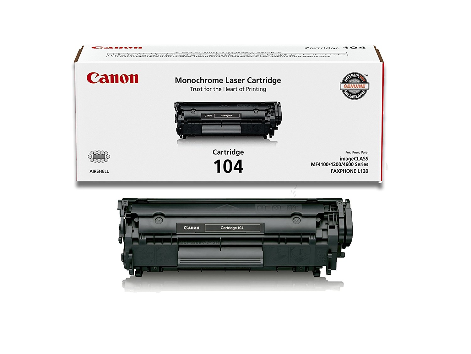 CANON 104 Black Toner Cartridge (0263B001)