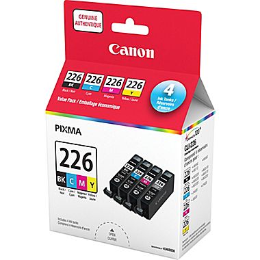 CANON CLI-226 Black and Color Ink Cartridge Value Pack