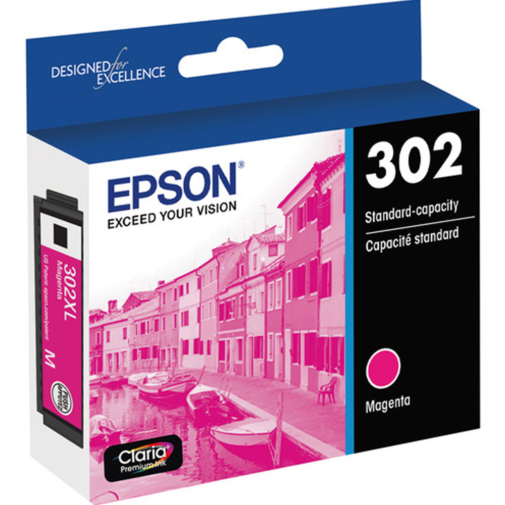 Encre EPSON T302 Claria Premium, Magenta, avec capteur/XP-6000 | T302320-S
