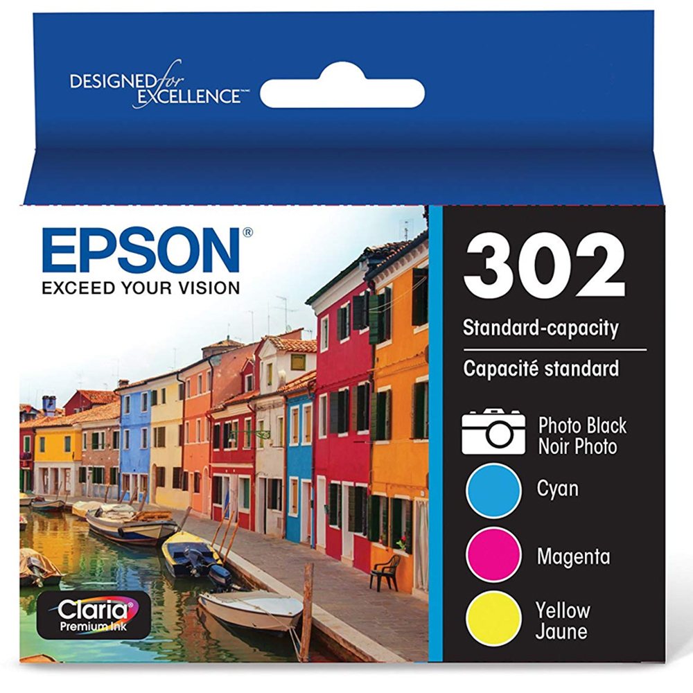 Ensemble de cartouches d'encre premium Claria EPSON T302, multipack