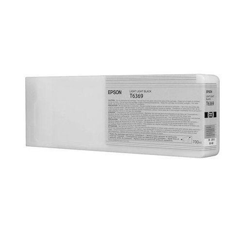 Epson (UltraChrome HDR / T6369) - Cartouche d'encre noire très claire pour imprimantes Epson - 700 ml (T636900)