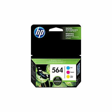 Cartouches d'encre d'origine HP 564 cyan, magenta et jaune, paquet de 3