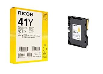 RICOH GC41Y YELLOW INK TANK FOR USE IN AFICIO SG3100SNW SG3110DN SG3110DNW SG7199DN ESTIMATED YIELD 2,200 PAGES